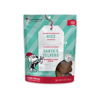Shameless Pets Santa's Yelpers Dog Treats - 6oz