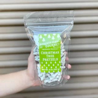 Roberts Ferry Sprinkled Christmas Tree Pretzels - 8 oz.