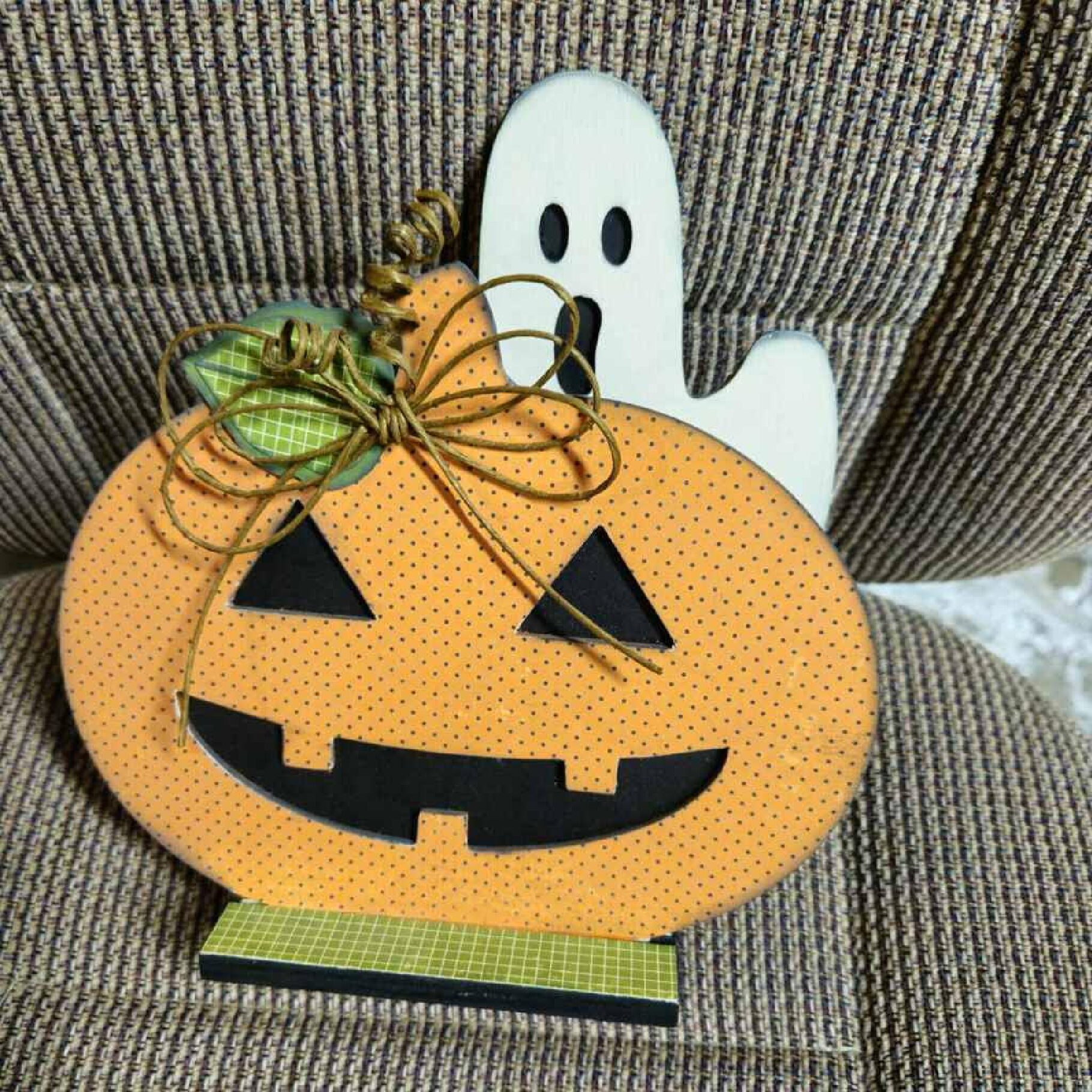Pumpkin Ghost Napkin Holder