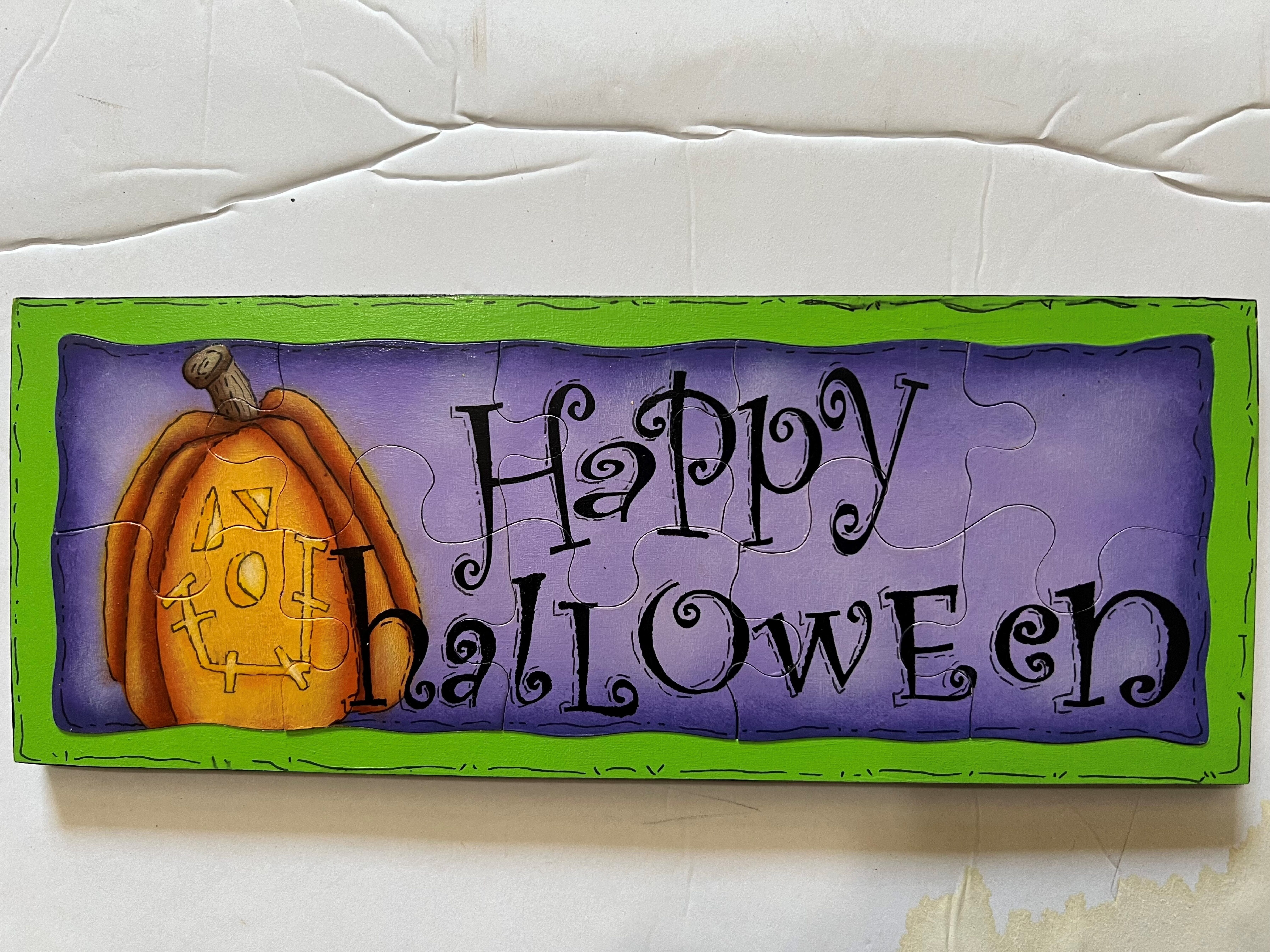 Happy Halloween Puzzle