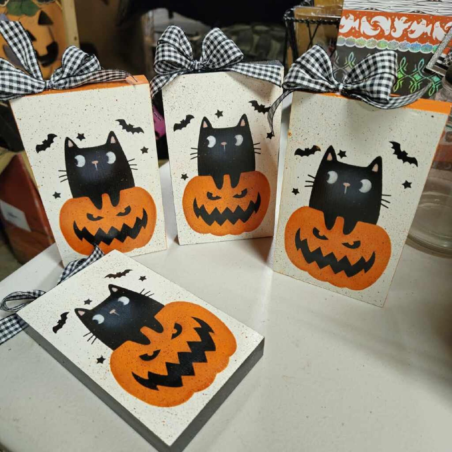 Kitty in the Pumpkin Block