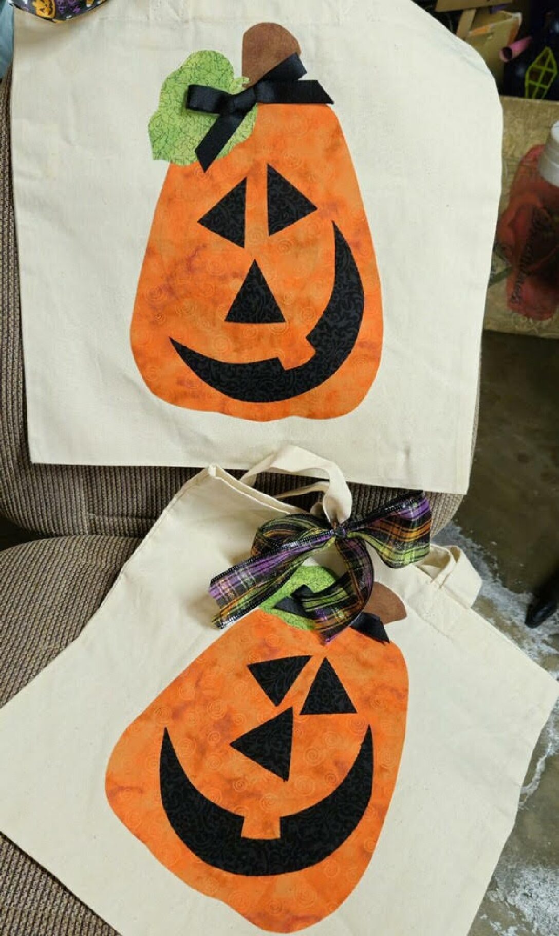 Pumpkin Trick or Treat Bag