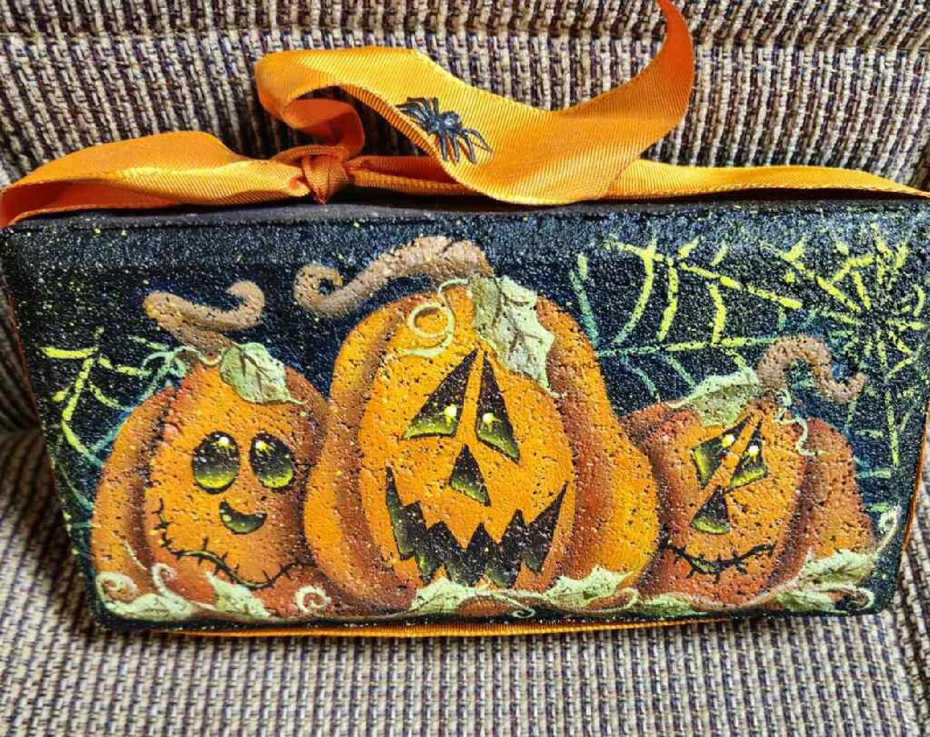 Pumpkins on Brick