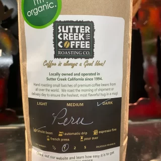 Peru Organic - Dark Roast - 1lb Whole Bean