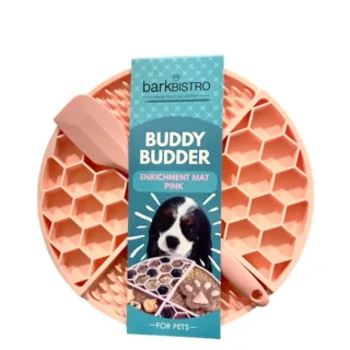 Bark Bistro - Budder Enrichment Mat (Pink)