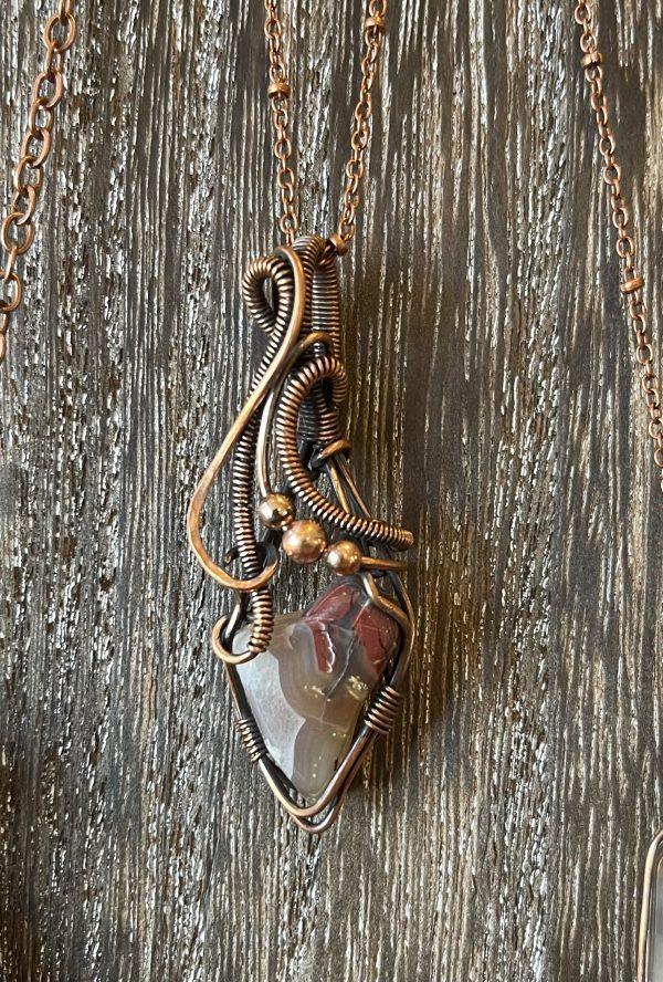 Red Jasper & Agate Necklace