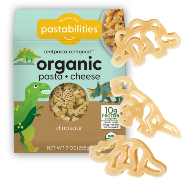 Pastabilities - Organic Dinosaur Pasta & Cheese - 9oz
