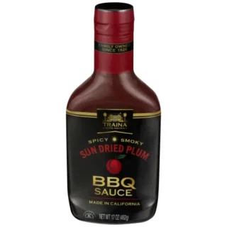 Traina Sun Dried Plum BBQ Sauce - 17oz