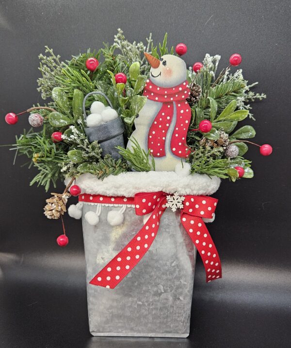 Snowman in Tin Pocket