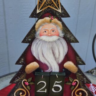 Santa Countdown on Tree