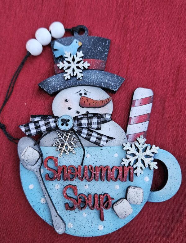 Snowman Soup Ornament