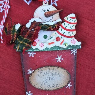 Coffee and Cake Ornament