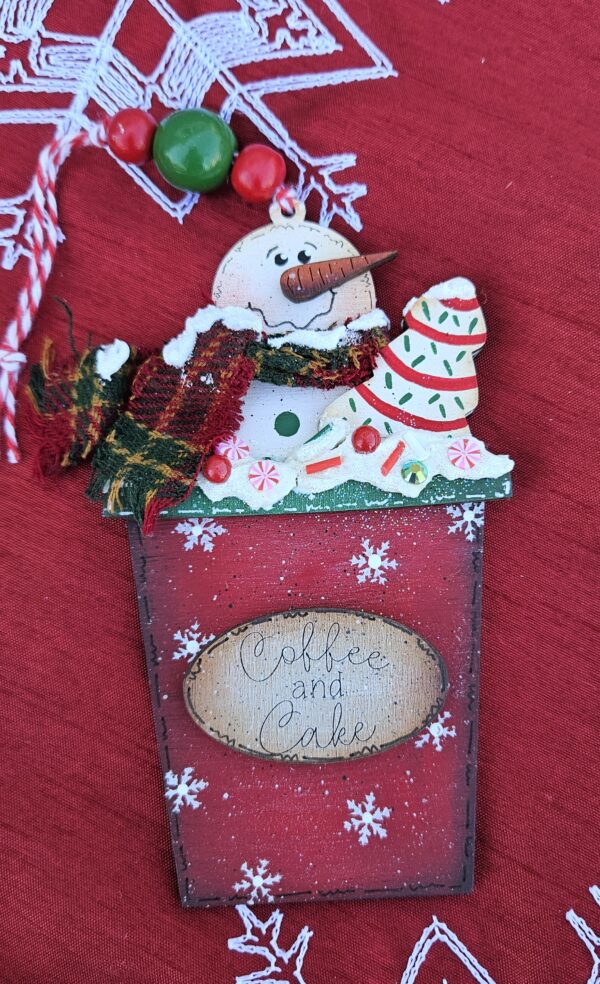 Coffee and Cake Ornament