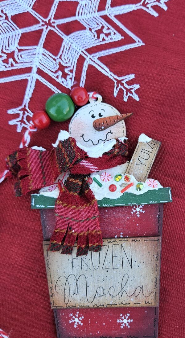Frozen Mocha Ornament