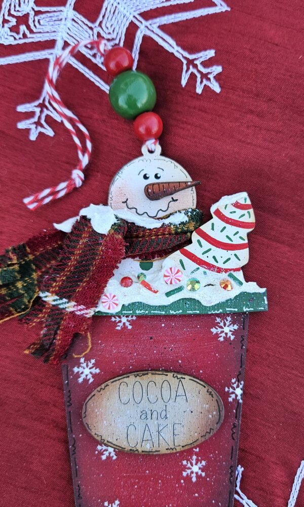 Cocoa and Cake Ornament