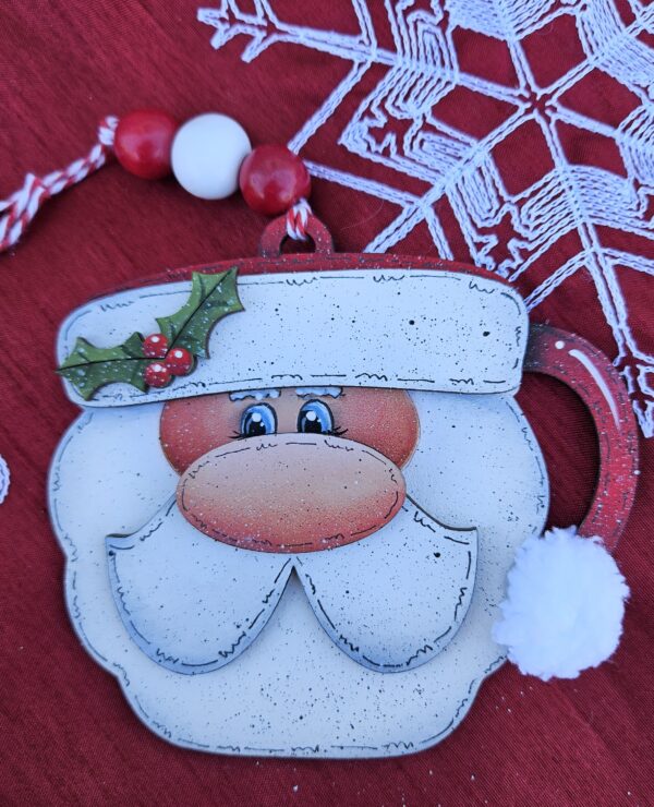 Santa Mug Ornament