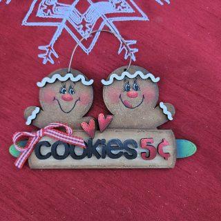 Cookie's Gingers Ornament Black letters