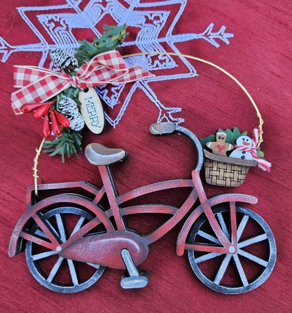 Christmas Bike Ornament