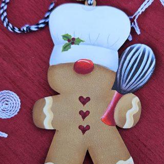 Ginger with Wisk Ornament