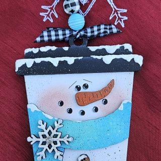 Snowman Gift Card Holder Ornament