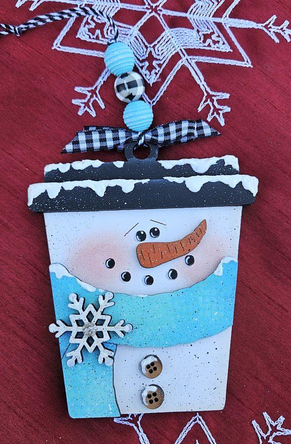 Snowman Gift Card Holder Ornament