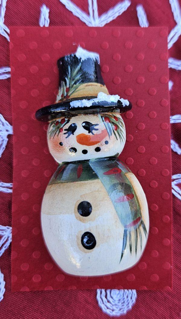 Snowman Pin