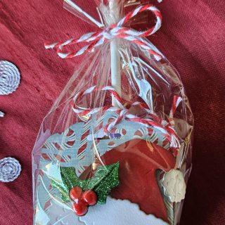 Santa Hat Tootsie Pop Treat Holder