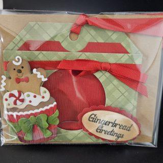 Gingerbread Greetings Gift Card Holder
