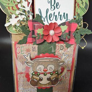 Be Merry Reindeer Gift Card Holders