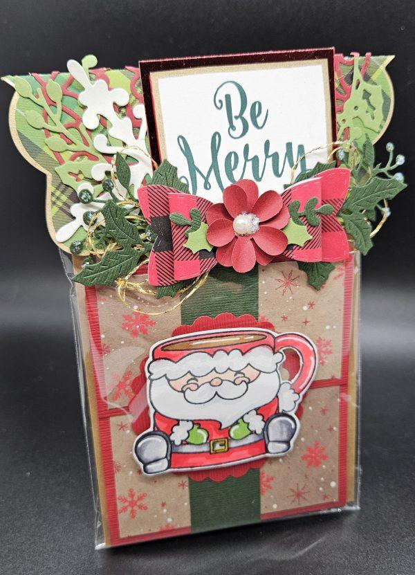 Be Merry Santa Gift Card Holders