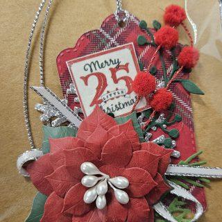 Small Poinsettia Gift Tags