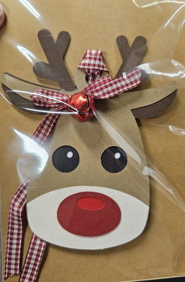 Reindeer with Bell Gift Tags