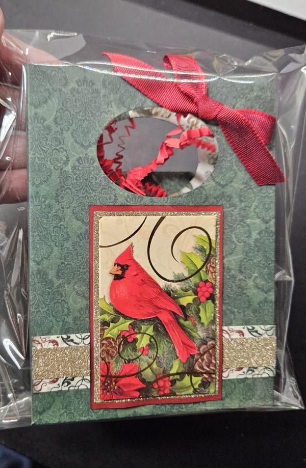 Cardinal Gift Box and Gift Card Holder