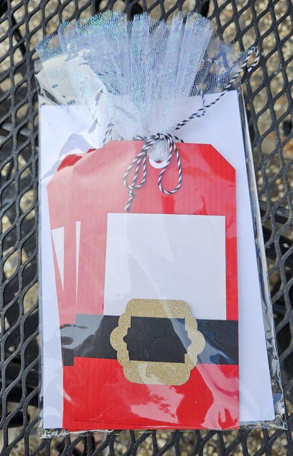 Large Santa Suit Gift Card Holder