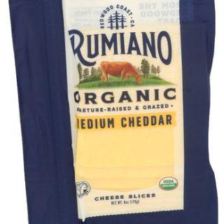 Rumiano Family Cheese - Med Cheddar Sliced 6oz
