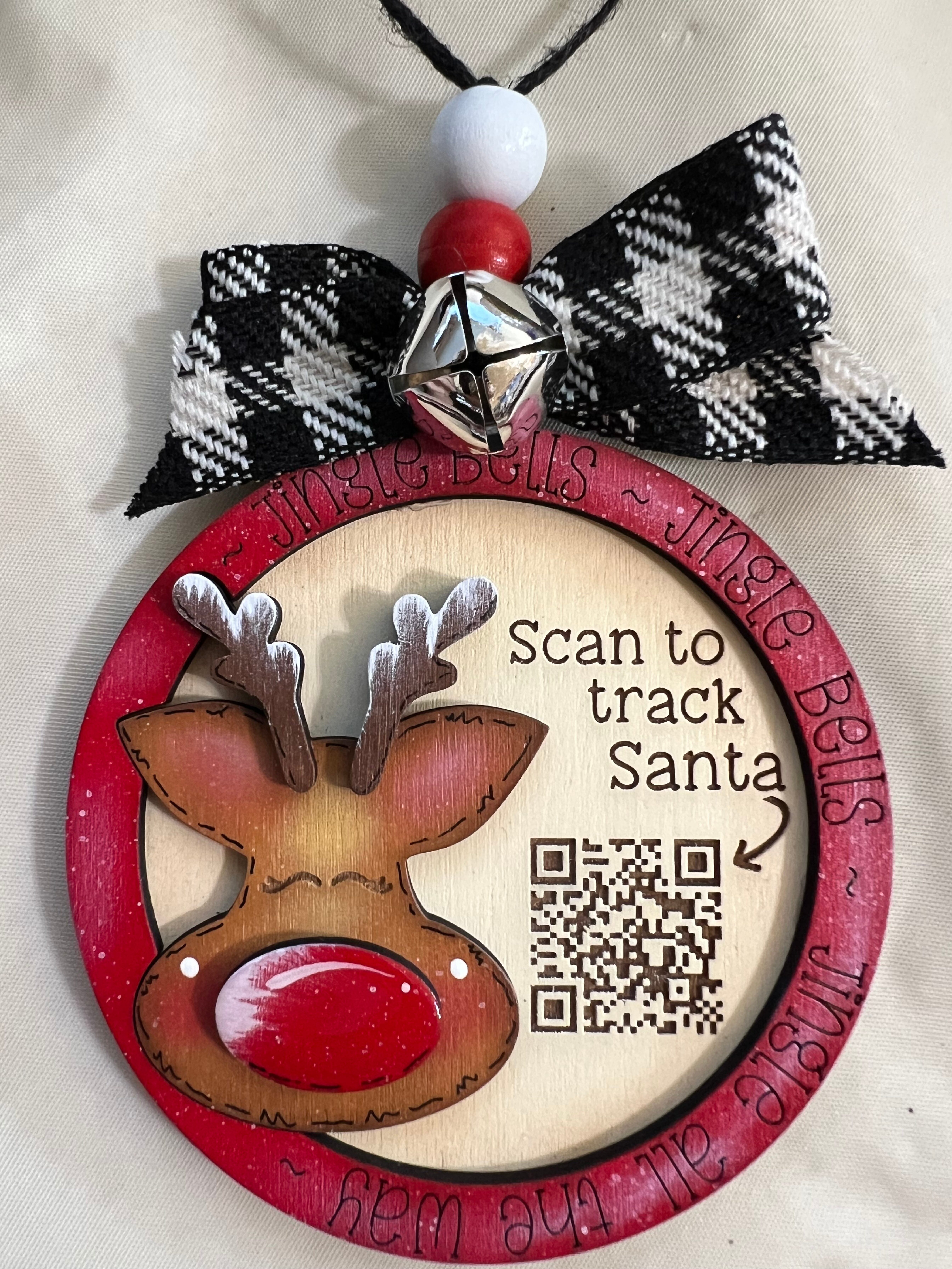 Reindeer Santa Tracking Ornie