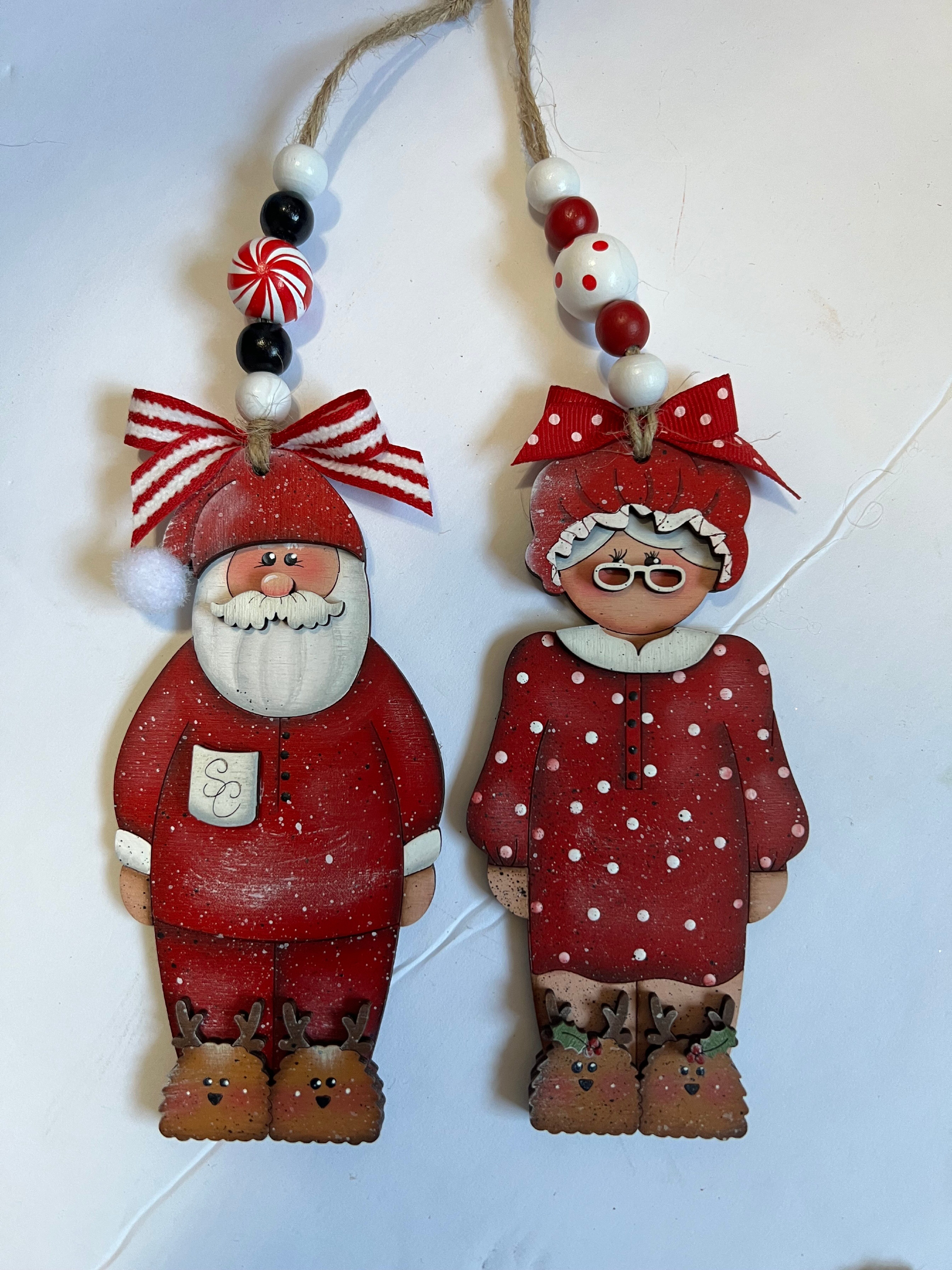 Santa/Mrs. C Slumber Ornie