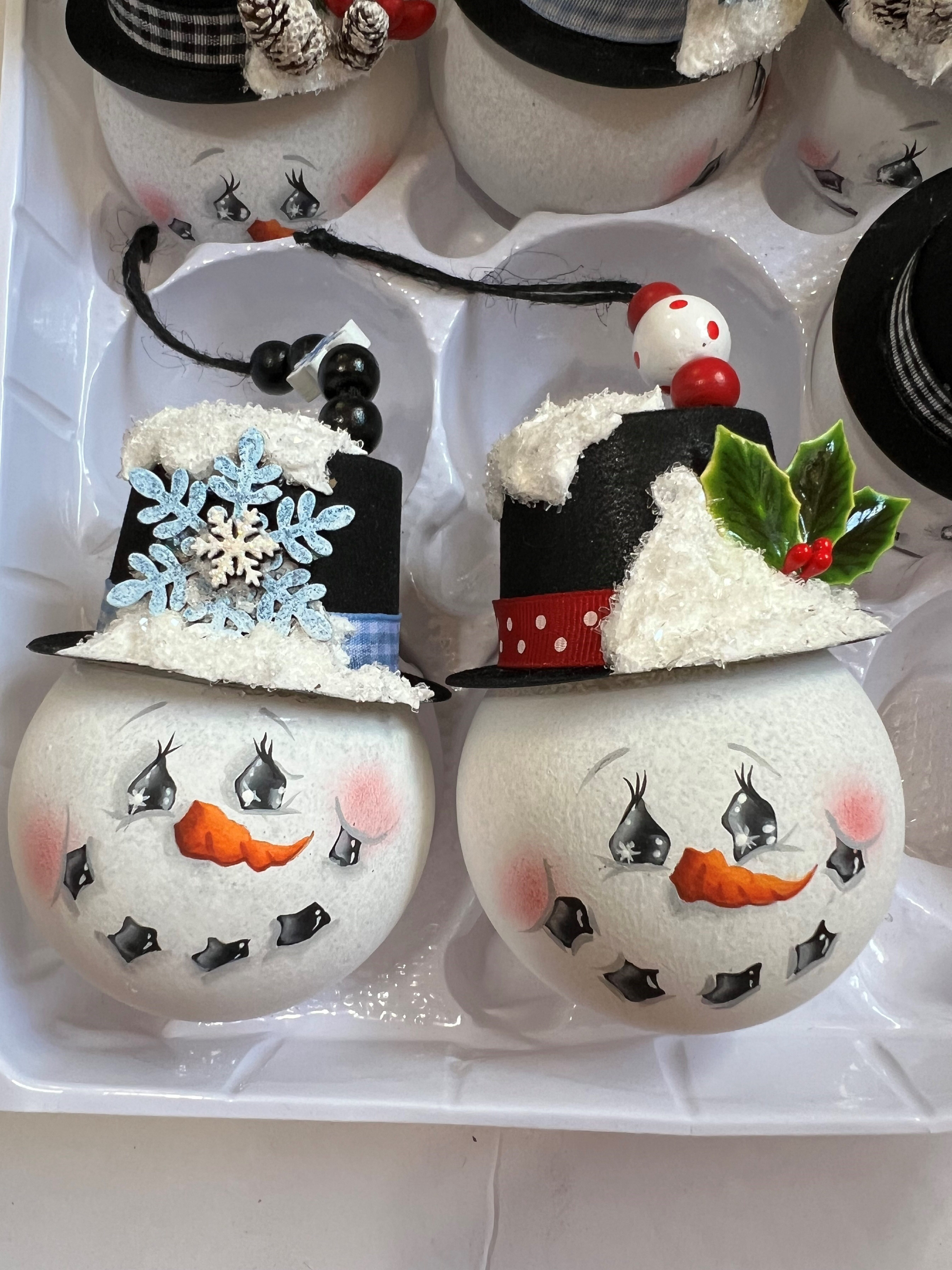 Snowman w/Tophat Ornie