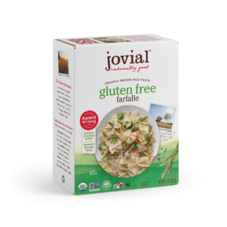 Jovial Pasta - Organic Gluten Free Brown Rice Farfalle -12oz