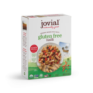 Jovial Pasta - Organic Gluten Free Brown Rice Fusilli -12oz