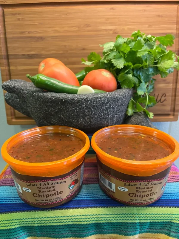 Salsas 4 All Seasons - Roasted Medium Chipotle Salsa 16oz