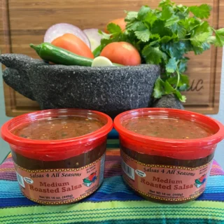 Salsas 4 All Seasons - Roasted Medium Red Salsa 16oz