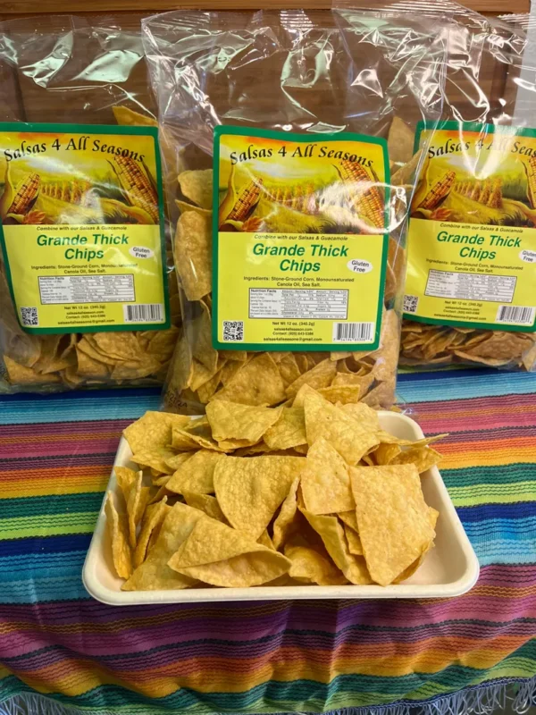 Salsas 4 All Seasons - Grande Thick Chips - 12oz