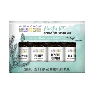 Aura Cacia - Purify Essential Oil Kit