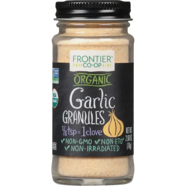Frontier Co-Op Organic Garlic Granules - 2.68oz