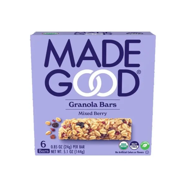 Made Good - Mixed Berry Granola Snack Bar 6ct