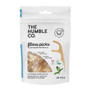 Humble Co - Mint Dental Floss Picks - 50pc