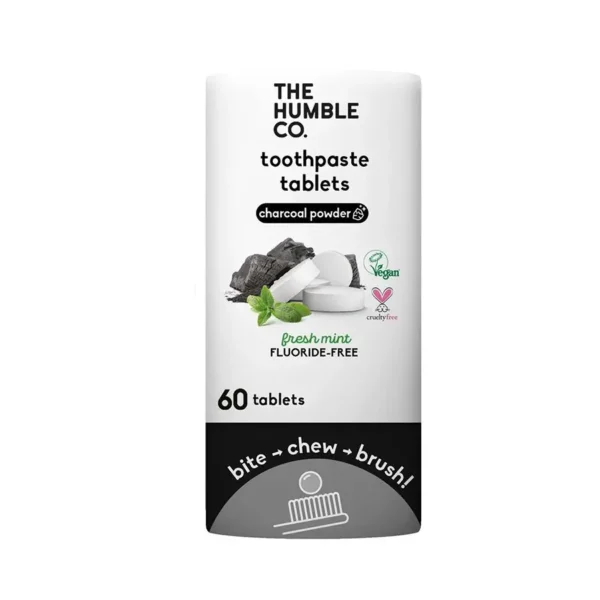 Humble Co - Charcoal Flouride Free Dental Tablets - 60pc