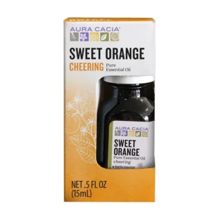 Aura Cacia - Orange Essential Oil - 0.5oz
