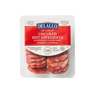 Delallo Uncured Hot Sopressata - 4oz
